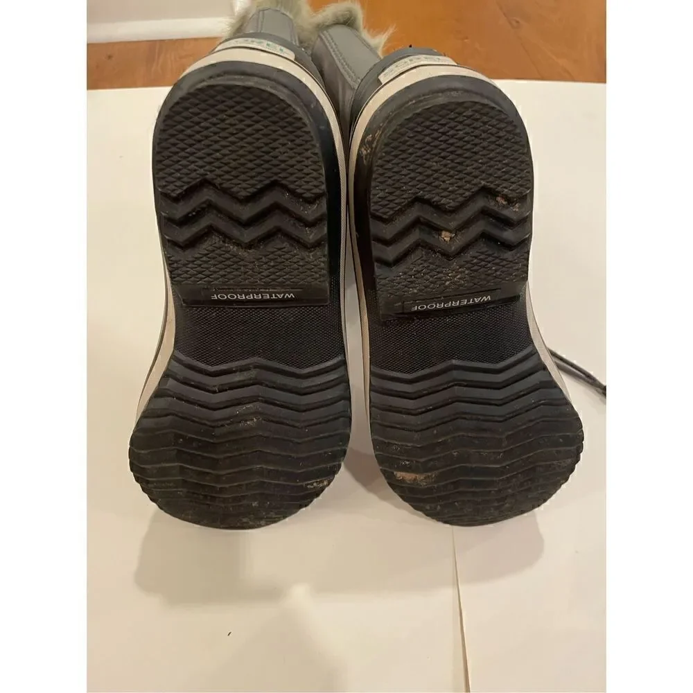Sorel Joan Of Arctic Winter Snow Boot  Waterproof size 6 Grey Apres Ski